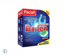 Таблетки для мытья посуды в посудомоечных машинах 110 шт., PACLAN Brileo 