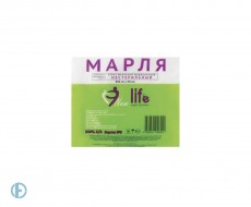 Марля медицинская отбеленная отрез 5 м, плотность 36 (±2) г/м2, NEW LIFE