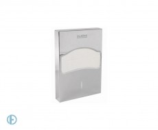 Диспенсер для покрытий на унитаз LAIMA PROFESSIONAL INOX, 1/4 сложения, нержавеющая сталь, зеркальный