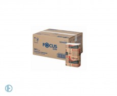 Полотенца бумажные 250 шт. FOCUS (Система H2) Eco, 1-слойные, белые, КОМПЛЕКТ 12 пачек
