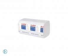 Полотенца бумажные 250 шт., LAIMA (H3) UNIVERSAL WHITE PLUS, 1-слойные, V-сложение