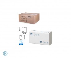 Полотенца бумажные 250 штук, TORK (Система H3) Universal, КОМПЛЕКТ 20 штук, 23х23, ZZ(V)