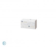 Полотенца бумажные 110 штук, TORK (Система H2) Premium, КОМПЛЕКТ 21 штука, 2-слойные, белые, 21х34, Interfold