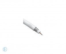 ЭРА Кабель коаксиальный RG-6U, 75 Ом, CCS/(оплётка Al 32%), PVC, бел, SIMPLE (цена за бухту 100м)