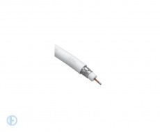 ЭРА Кабель коаксиальный RG-6U, 75 Ом, CCS/(оплётка Al 64%), PVC, бел,SIMPLЕ (цена за бухту 100м)