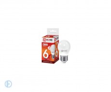 Лампа светодиодная LED-ШАР-VC 6Вт 230В Е27 6500К 540Лм IN HOME