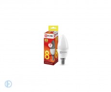 Лампа светодиодная LED-СВЕЧА-VC 8Вт 230В Е14 3000К 600Лм IN HOME