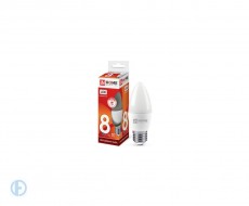 Лампа светодиодная LED-СВЕЧА-VC 8Вт 230В Е27 6500К 600Лм IN HOME