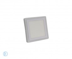 Накладной (LED) светильник Квадрат с подсветкой DLB Smartbuy-13w/6500K+O/IP20
