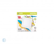 Накладной (LED) светильник Square SDL Smartbuy-18w/4000K/IP20