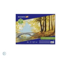 Холст на картоне BRAUBERG ART CLASSIC, 35*45см, грунтованный, 100% хлопок, мелкое зерно