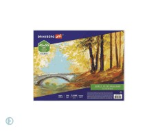 Холст на картоне BRAUBERG ART CLASSIC, 45х55 см, грунтованный, 100% хлопок, мелкое зерно