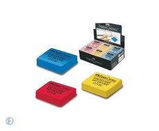 Ластик-клячка художественный FABER-CASTELL, 40х35х10 мм, цветной ассорти